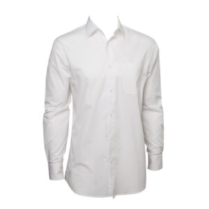 Simon Banks Poplin White Classic Fit Business Shirt