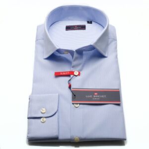 Luc Brevet Slim Fit Sky Bengal Shirt